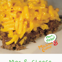 Mac & Cheese Burger Pie