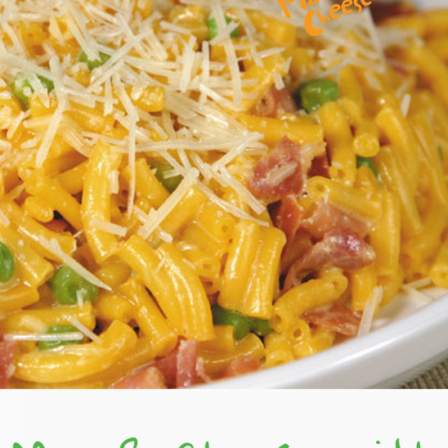 Mac-&-Cheese-with-Prosciutto-and-Peas