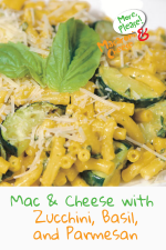 Mac & Cheese with Zucchini, Basil, and Parmesan