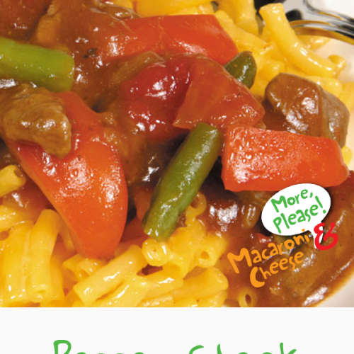 Meat, vegetables, pasta, and dairy products - this recipe has them all.