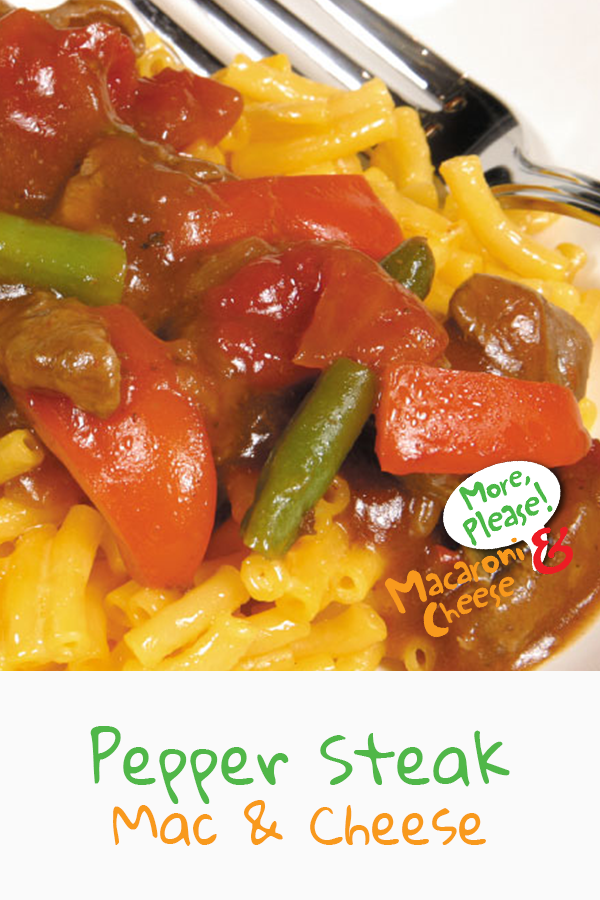 Meat, vegetables, pasta, and dairy products - this recipe has them all.